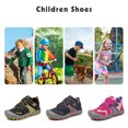thumbnail image 2 of Mishansha Kids Hiking Shoes Boys Girls Sneakers Tennis Shoes Toddler Slip on Running Sports Gym Red 4 little_kid, 2 of 7