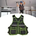 thumbnail image 6 of Kuntesetty Electrician Tool Vest Portable Work Vest for Home DIY Carpenter Camping Gear green, 6 of 9