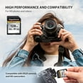 thumbnail image 3 of Gigastone 128GB SD Card V30 SDXC Memory Card High Speed 4K Ultra HD UHD Video Compatible with Canon Nikon Sony Pentax Kodak Olympus Panasonic Digital Camera, 3 of 5