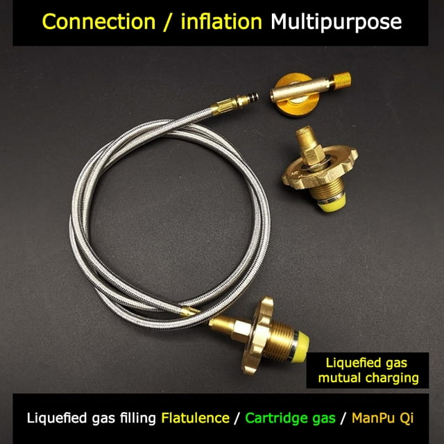 Adaptador de manguera de tubo de extensión para accesorios de gas de tanque de camping al aire libre (50 cm) Ndcxsfigh Nuevos Originales