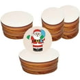 thumbnail image 3 of liuer 100 Piezas Rodajas de Madera Rodajas de Troncos de Madera Natural Rodajas de Madera Natural Redondas Rodajas de árbol sin Terminar 3 mm de Grosor para Centros de Mesa de Boda DIY Decoración de Navidad Rodaja de árbol (5CM/8CM/10CM) Ormromra HFP-0420, 3 of 6