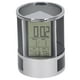 thumbnail image 1 of Reloj despertador digital Jadeshay Portalápices electrónico multifuncional Negro, 1 of 8