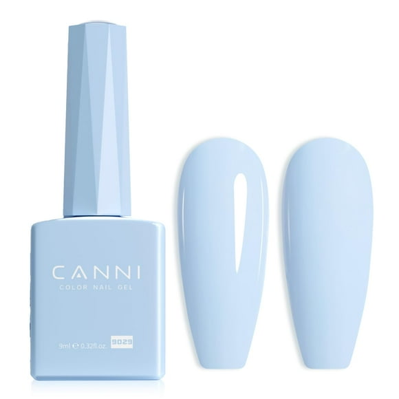 Esmalte de uñas en gel CANNI, color pastel azul claro, 10 ml