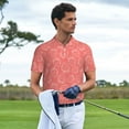 thumbnail image 3 of Polo Shirts for Men, cute pink Strawberry Cuteness Casual Mens Polo Shirts Short Sleeve Button Down Classic Mens Golf Polo Shirts, 3 of 7