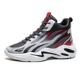 thumbnail image 2 of Zapatillas De Baloncesto Transpirables Para Hombres, Zapatillas De Correr Con Cordones De Alta Calidad, Antideslizantes Y Con Absorción De Impactos, 2 of 3