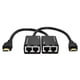 thumbnail image 3 of par sobre RJ45 CAT5e CAT6 UTP LAN Ethernet extensor repetidor 1080P 3D a 100 pies remitente y receptor, 3 of 3