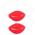 thumbnail image 1 of KAKOWELY Accessoires de cosplay Lèvres Amusants 2 Pcs Accessoires de Cabine Photo Lèvres Amusants pour cosplay Fête Bouche de Saucisse Décor pour Halloween Mascarade Fournitures de Fête Accessoires Photo Lèvres Rouges pour Décorations de Fête, 1 of 5