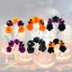 thumbnail image 3 of FELTECHELECTR 6 piezas de diadema de calavera con flores de simulación para Halloween, tocado de pelo de terror, 3 of 5