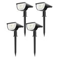 thumbnail image 5 of Focos solares para paisajismo al aire libre, focos solares para paisajismo 2 en 1, luces de pared con energía solar impermeables IP67 para patio, jardín, patio, entrada, piscina (blanco frío, 5 of 5