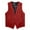 Red, variant on Rovga Mens Jackets Sleeveless Coats Lapel Sequin Tops Outdoor Vests Fall Winter Cool Simple Style Clothes 4Xl Gold