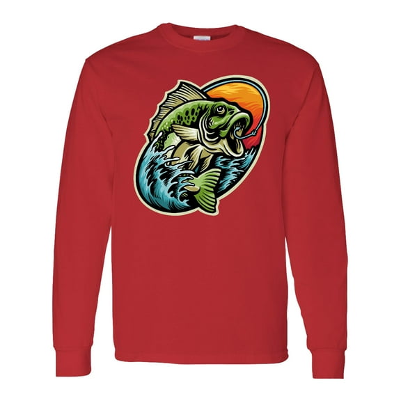 Inktastic Fishing Long Sleeve T-Shirt