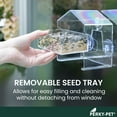 thumbnail image 5 of Perky-Pet Clear Window Wild Bird Seed Feeder – 1.5 lb Capacity, 5 of 16