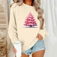 thumbnail image 2 of Jsaierl Christmas Fleece Sweatshirts for Women Plus Size Xmas Graphic Sweatshirt Oversized Pullover Sweater Tops Crewneck Tunic Long Sleeve Shirts Christmas Costume, 2 of 7
