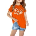 thumbnail image 2 of Zpanxa Chemises Filles T-Shirt à Imprimé d'Halloween Col Rond Manches Courtes Haut Mode en Coton 5 Ans, 2 of 4