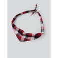 thumbnail image 4 of Family Matching Christmas Pajamas, Solid Color Tops  Plaid Pants Holiday Sleepwear Set, 4 of 7