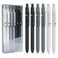 thumbnail image 2 of Denhf 6Pcs Gel Ink Pens, Aesthetic Pens, 0.5mm Quick Dry Black Ink Pen, Fine Point Smooth Writing Pens, Nice Pens for Journaling, Cute Pens for Nurses Teacher, Office Supplies, 2 of 8