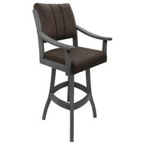 Casa 30" Solid Wood Bar Stool - Northwest Whiskey - Grey