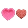 thumbnail image 3 of DefiDgd Heart Shaped Cake Silicone Mold,Rose Flower Silicone Mold for Baking,Chocolate Mold Candy Mold for Wedding Birthday Valentine's Day Anniversary Cooking Baking(A), 3 of 9