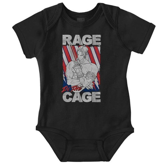 Street Fighter Vega Rage Cage USA Bodysuit Jumper Boys Infant Baby Brisco Brands 12M