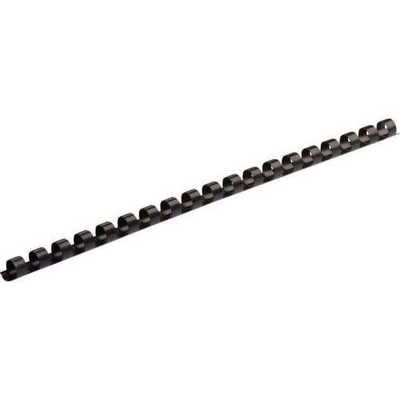 Fellowes, FEL52366, 19-ring Plastic Comb Binding, 100 / Pack, Black