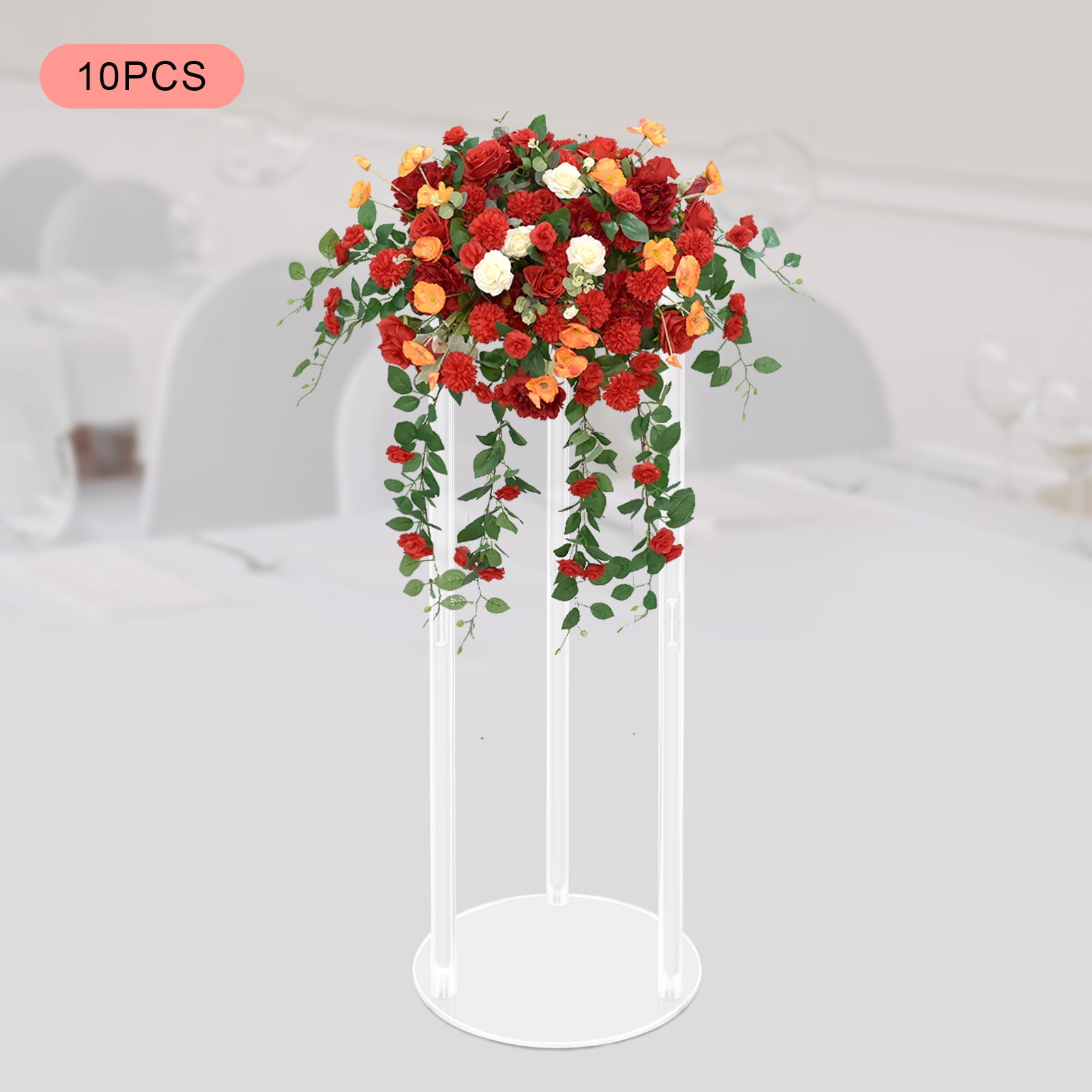 Miumaeov Wedding Vases Centerpieces for Tables,10pcs 23.6 inch Tall