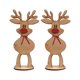 thumbnail image 1 of Liquidación de decoración de escritorio Huayishang, renos de pie personalizados con nombres familiares, ciervos navideños, renos, adornos de mesa de pie, decoración navideña para fiestas navideñas., 1 of 3