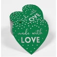 thumbnail image 2 of Inkdotpot Made With Love Wedding Bottle Tag Real Silver Foil Favor Hang Tag 50 Pack, 2 of 6