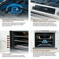 thumbnail image 6 of Rangaire RRG303GS 30" Glass Touch Gas Range Oven - Stainless Steel, Sealed Burners, True Convection, Self Cleaning, Easy Reach Racks, 6 of 7