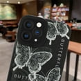thumbnail image 2 of for iPhone 11 Pro Max Case, Cute Pattern Black Butterfly iPhone 11 Pro Max Case, Screen Protector Camera Protection Lens Shockproof Phone Case for Girls Women, 2 of 12