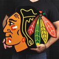thumbnail image 1 of Chicago Blackhawks 23" Lasercut Steel Logo Sign, 1 of 1
