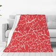 thumbnail image 4 of Salouo Beef2 Print Bed Blankets,Flannel Blanket Comfortable Air Conditioning Blanket Lightweight Blanket for Sofa Bed Travel & Couch -60"x50", 4 of 8