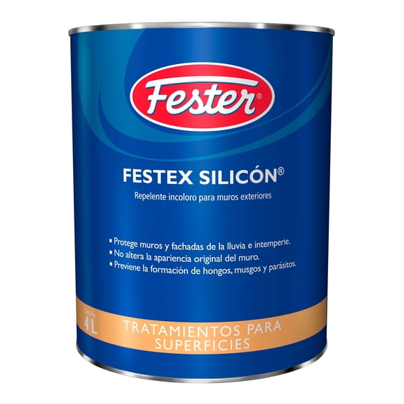 Repelente Incoloro para Muros Exteriores Fester 4 L