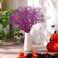 thumbnail image 4 of 30Pcs Glitter Curly Christmas Spray Picks Artificial Wispy Christmas Curly Twigs Glittery Twigs Branches for Christmas Tree Wreath Garland Home Vase Wedding Party (Purple), 4 of 6