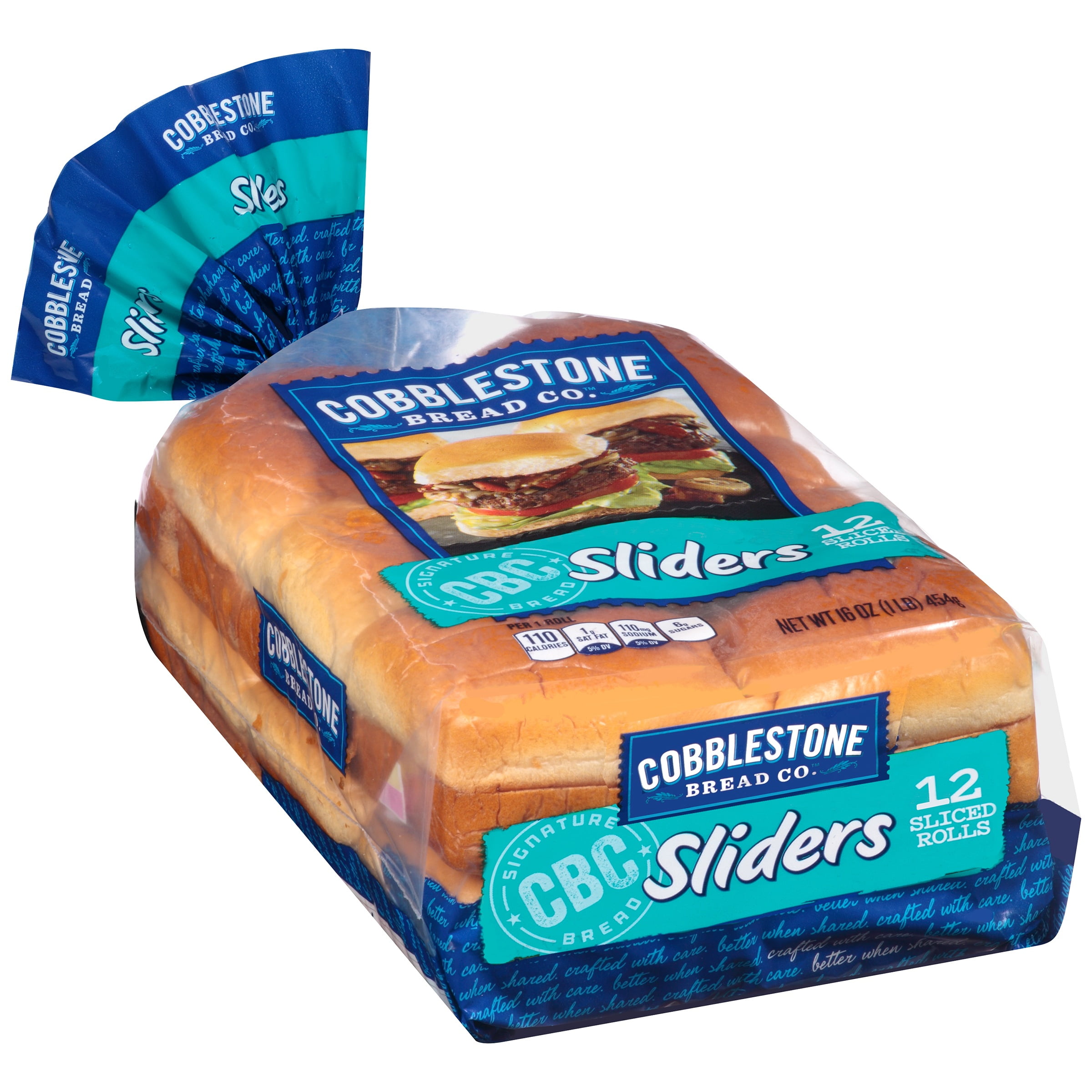 Cobblestone Bread Co. Sliders 16 oz. Bag by Flowers Bakeries, LLC.