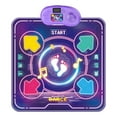 thumbnail image 1 of Hearth & Gear Interactive Dance Mat For Kids Educational Musical Activity Playmat With Light Up Games And Learning Modes Kids Rain Stick Craft Animal Catch Pole 4ft Multiplication Tables for Kids, 1 of 6