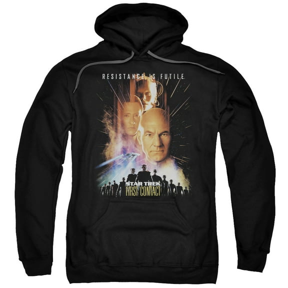 Star Trek - First Contact(Movie) - Pull-Over Hoodie - Small
