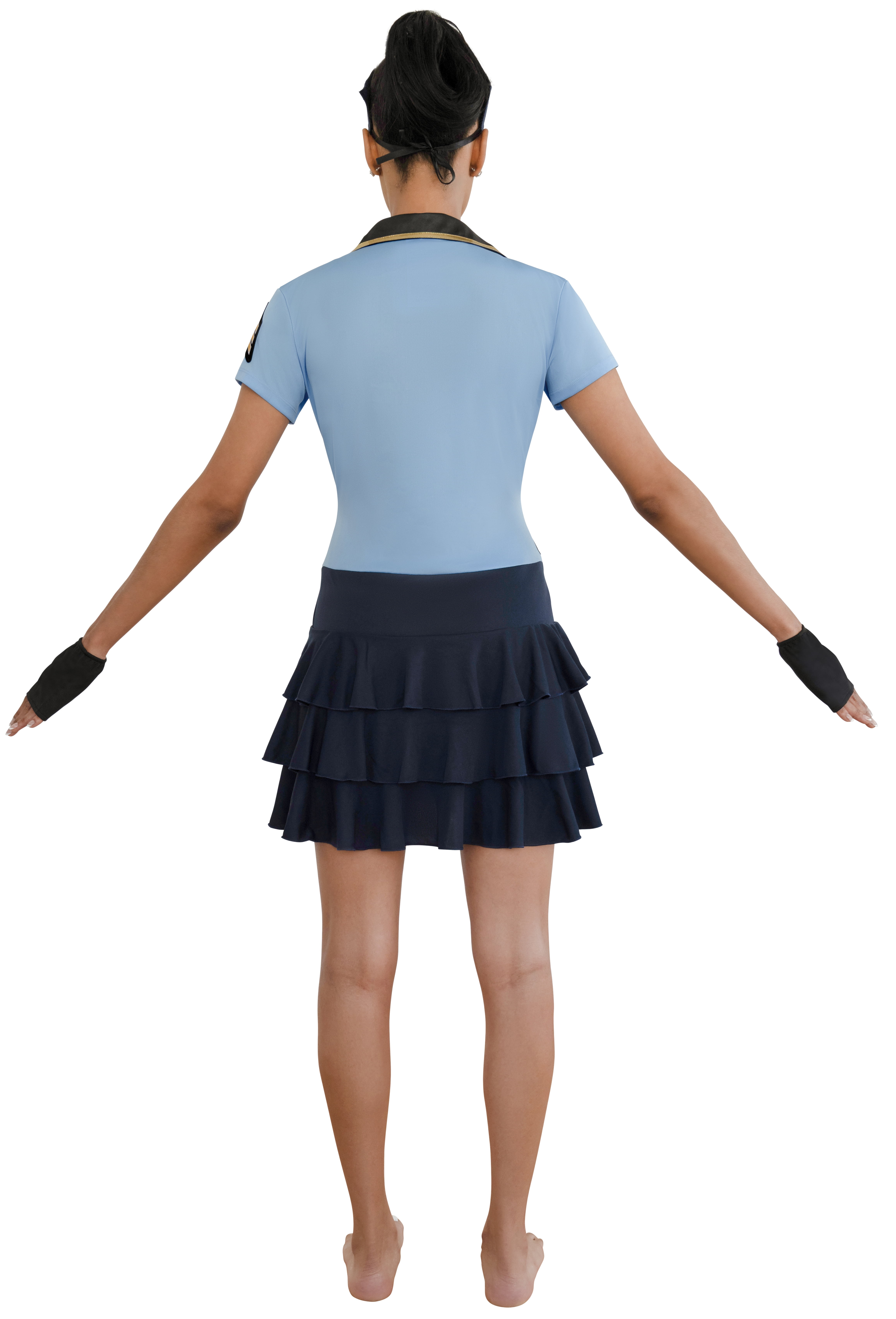 Police Officer Dress, Halloween Costume for Adults, Women's Size M (8/10), by Way to Celebrate