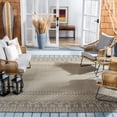 thumbnail image 2 of Safavieh Courtyard Naomi Geometric Indoor/Outdoor Area Rug, Beige/Black, 8' x 11', 2 of 14
