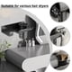 thumbnail image 4 of Soporte autoadhesivo de pared para secador de pelo | Organizador metálico para secador | Ahorra espacio en el baño y el dormitorio | Incluye adhesivo de montaje, 4 of 7