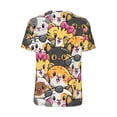 thumbnail image 3 of Haiem Hip Hop Hipster Baseball Jersey Button Down Shirts Sports Uniforms Men Women Jersey(Cute Cat Cartoon,Medium), 3 of 9