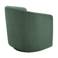 thumbnail image 5 of Comfort Pointe Amhurst Green Fabric Swivel Barrel Accent Chair, 5 of 12