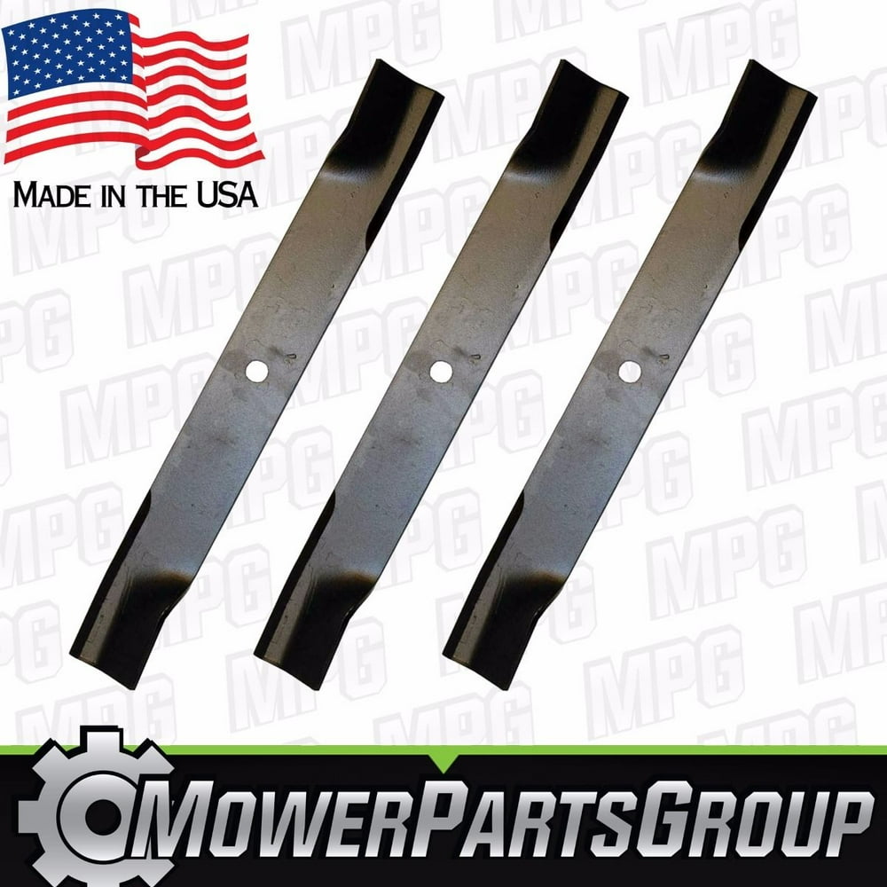 (3) Hi Lift Mower Blades Fits 50" 52" and 54" decks 1121102 272254302