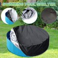 thumbnail image 1 of Swimming Pool Cover Cloth Outer Black Inner Silver Diameter for Home, 1 of 6