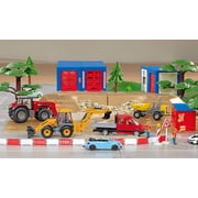 Siku Metal/Plastic JCB 4CX Backhoe Loader, 1:50 Scale, Yellow