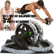2PCS Pull Rope Abdominal Slimming Fitness Equipment Bands For Ab Roller Wheel