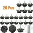 thumbnail image 5 of 20 Pcs Screw On Type FurnitureTable Chair Glide Leveling Foot Adjuster 22mmxM6, 5 of 6