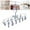 02#Blue, variant on Bxaolu Clothes Drying Racks, Small Folding Portable Underwear Hangers with 12 Clips 360° Rotatable Hook for Socks Drying Towels Bras Clothes Gloves(1Pack, Blue)
