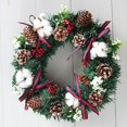 thumbnail image 4 of 30CM Christmas Garlands Xmas Wreath Ornaments Christmas Pendants Wall Hanging Door Christmas Decor For Home New Year, 4 of 5