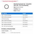 thumbnail image 2 of Main Bearing Gasket Set - Compatible with 1996 - 2012 Ford Mustang 1997 1998 1999 2000 2001 2002 2003 2004 2005 2006 2007 2008 2009 2010 2011, 2 of 2