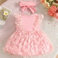 thumbnail image 5 of NOLDARES Toddler Sleeveless Dress Girls Ruffle Tulle Dresses Cute Summer Party Princess Sundress for 2-7Y(Pink,6-9 Months), 5 of 6